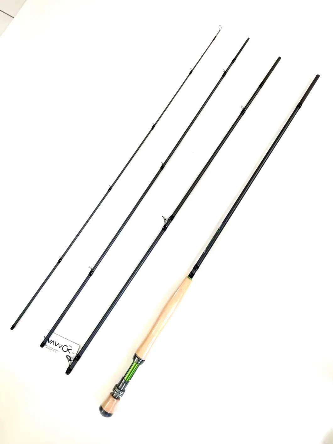 Graphite Carbon Fiber Blank Fly Rod Chromed Guide and Durable Fishing Rod